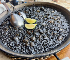 Arroz negro à la Fontana